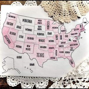 😃🌸States I have sold to🌸😃